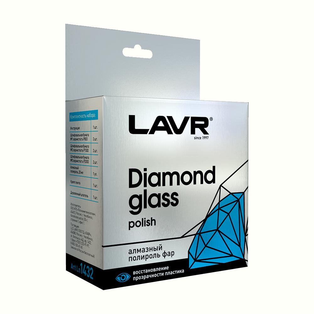 Алмазный полироль фар Diamond glass polish LAVR 20 мл. Ln1432